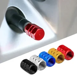 4pcs Aluminum Alloy Car Wheel Tire Valve Caps Tyre Rim Stem Covers Airdust Waterproof For Automobiles Motorcycles Trucks Bikes