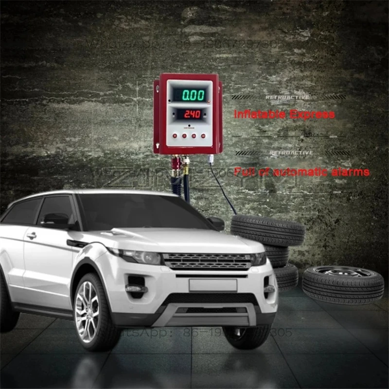110V-220V high-precision fully automatic car tire inflator 45W waterproof and rust proof