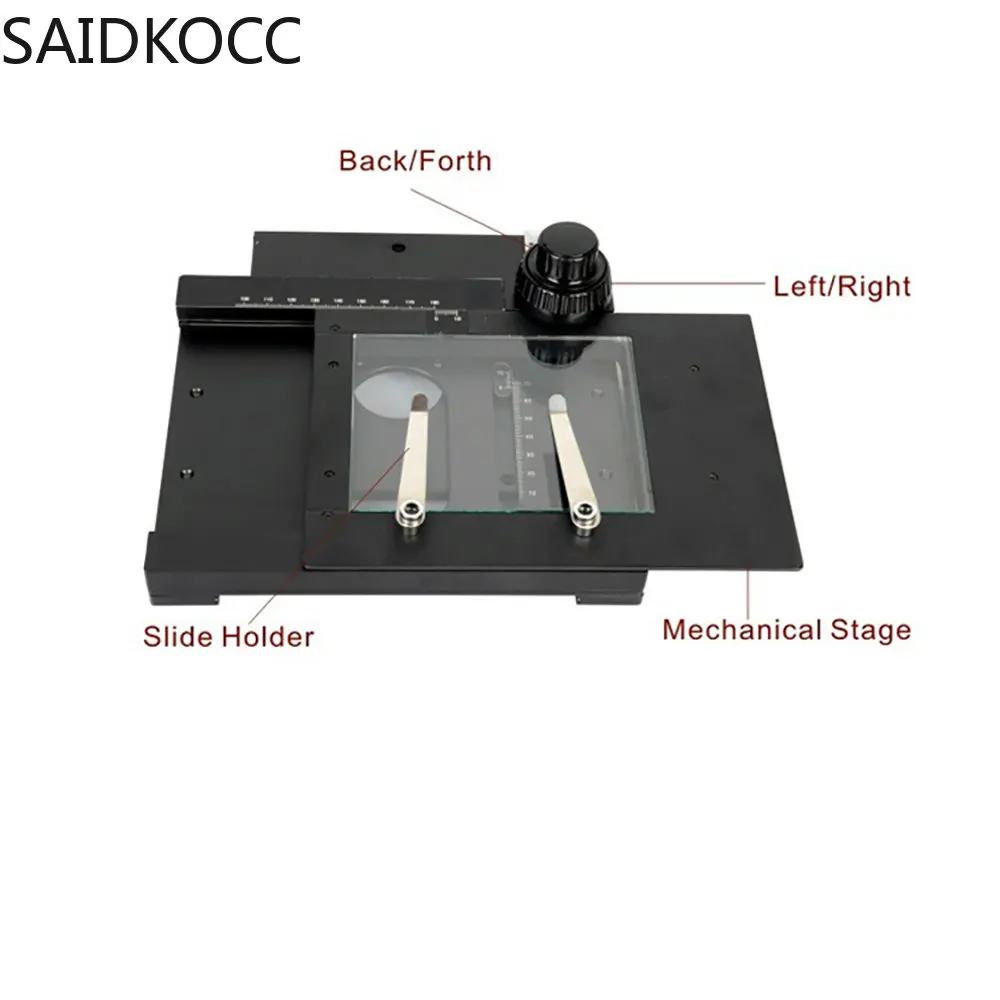 

Microscope Mobile Platform XY Axis Moving Bracket Sliding Table Microscope Moving Mechanical Working Stage