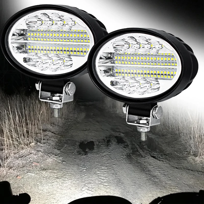 12-36V Automotive LED Work Light 48LED Off road Vehicle Retrofitting Spotlight Agricultural Vehicle Auxiliary Lamp Spot Lights