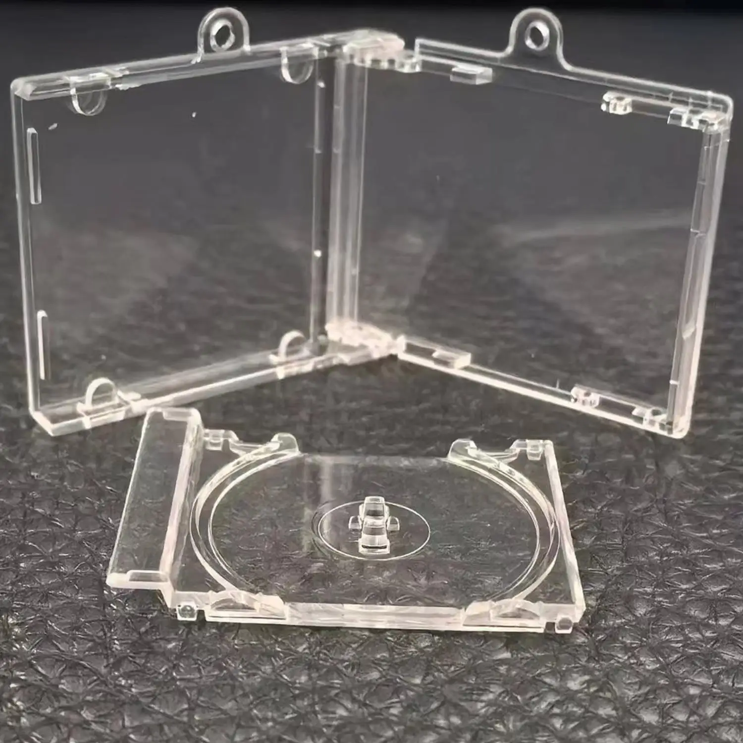 1/3PCS Blank Album Mini CD Case Keychain CD Player Keyring Peripheral Commemorative Album Key Holder For DIY Backpack Pendant