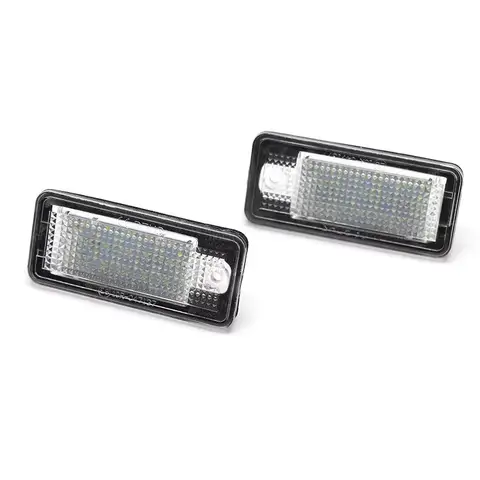 아우디 A3 S3 8P A4 S4 B6 B7 A6 C6 S6 A8 S8 Q7 RS4 RS6 플러스 아반트 자동차용 후면 LED 번호판등 2개