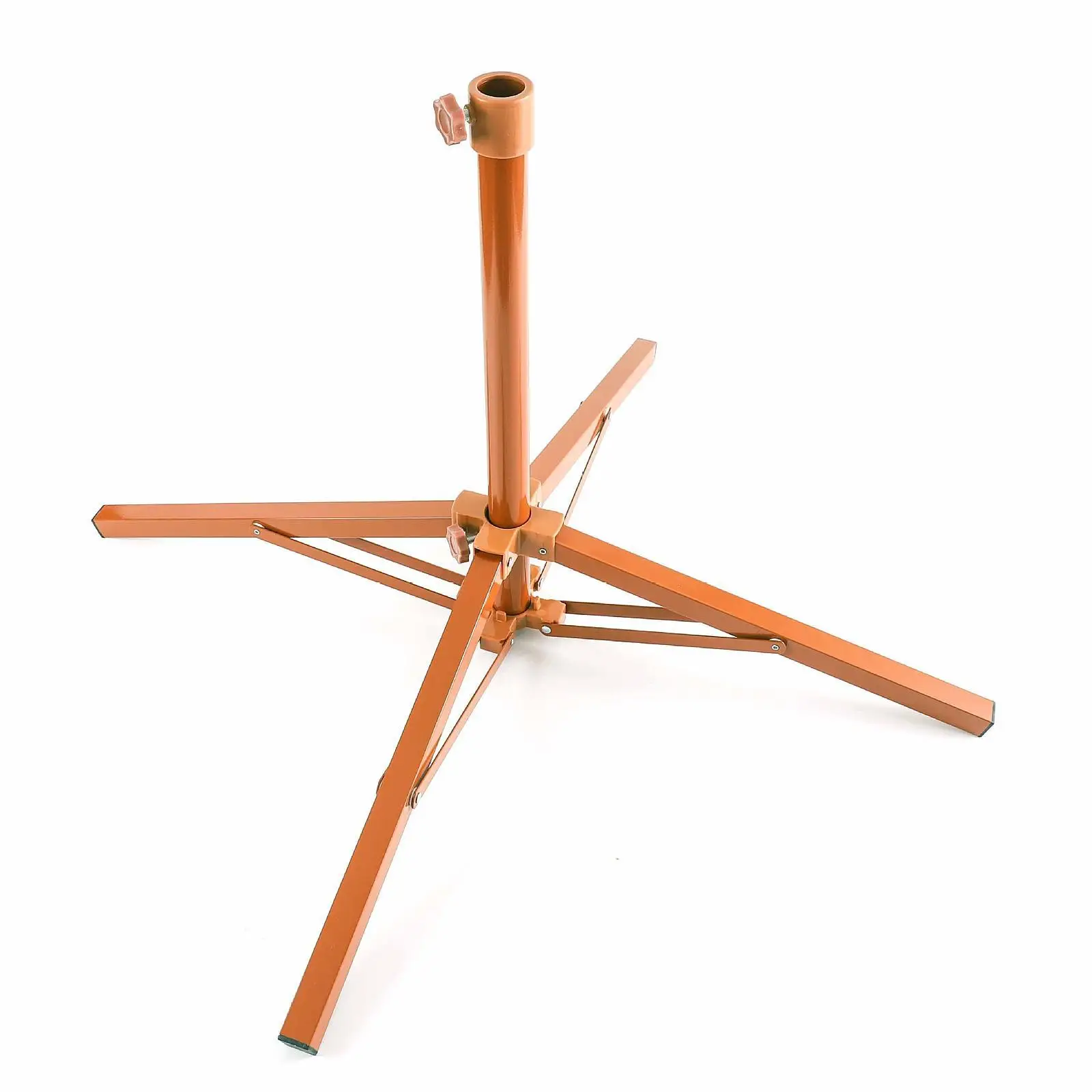 Sturdy Outdoor Beach Umbrella Stand Waterproof Metal Parasol Base Holder for Patio Pool Balcony Yard Summer