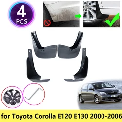 for Toyota Corolla E120 E130 2000 2001 2002 2003 2004 2005 2006 Mudguards Mudflap Fender Guards Flaps Splash Mud Car Accessories