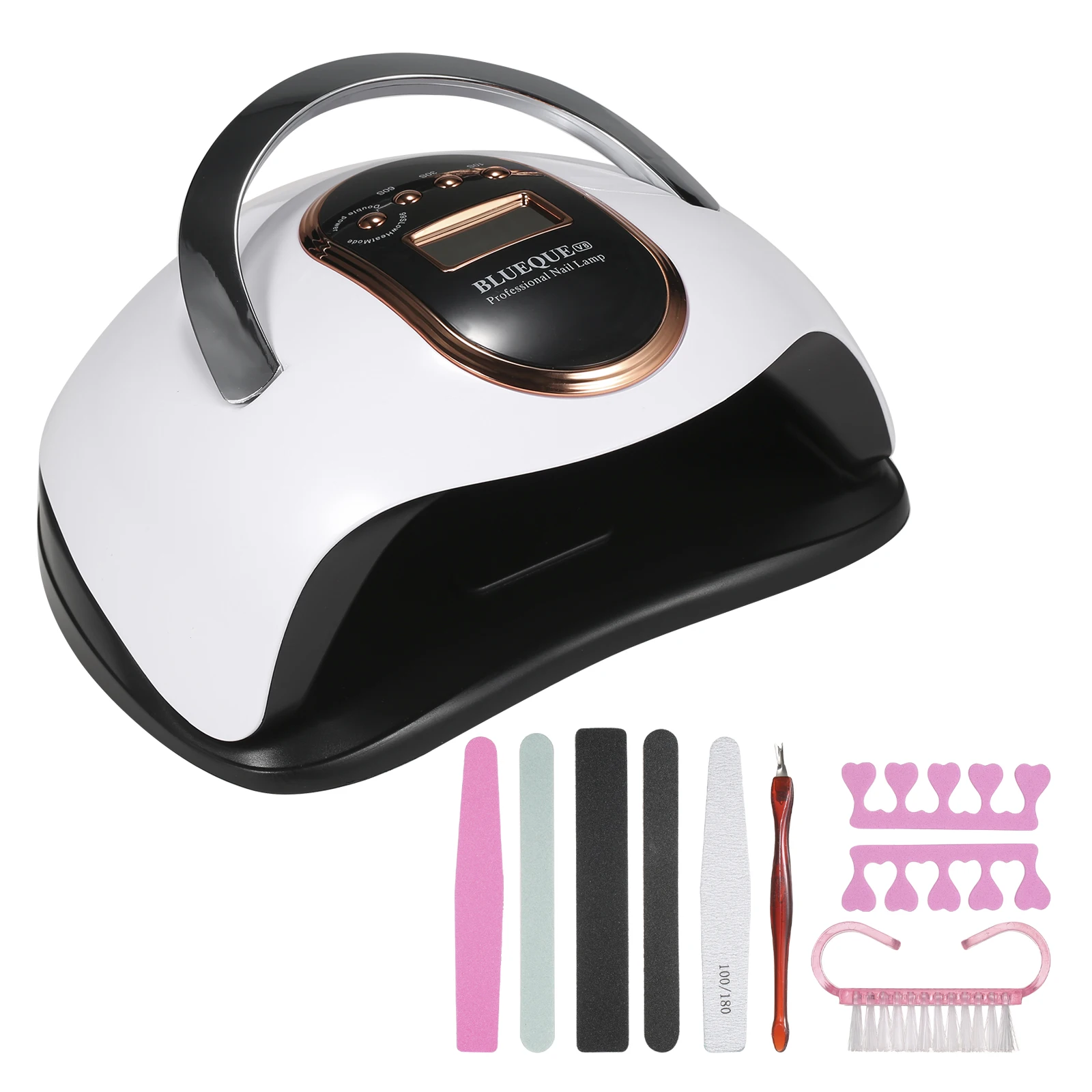 

168W UV LED Nail Lamp Gel Nail Polish Dryer 4 Timer Setting Fingernail Toenail Curing Lamp Nail Art Painting Salon Tool