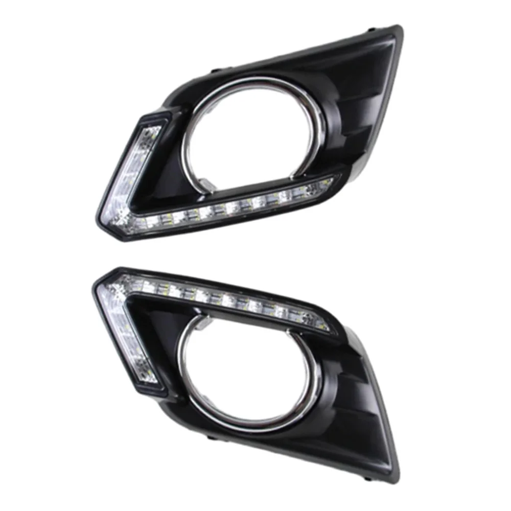 

Turn Signals Fit For Nissan X-trail Xtrail T32 2014-2016 LED Daylight Lamp Car Auto DRL Fog Headlights Daytime Running Lights