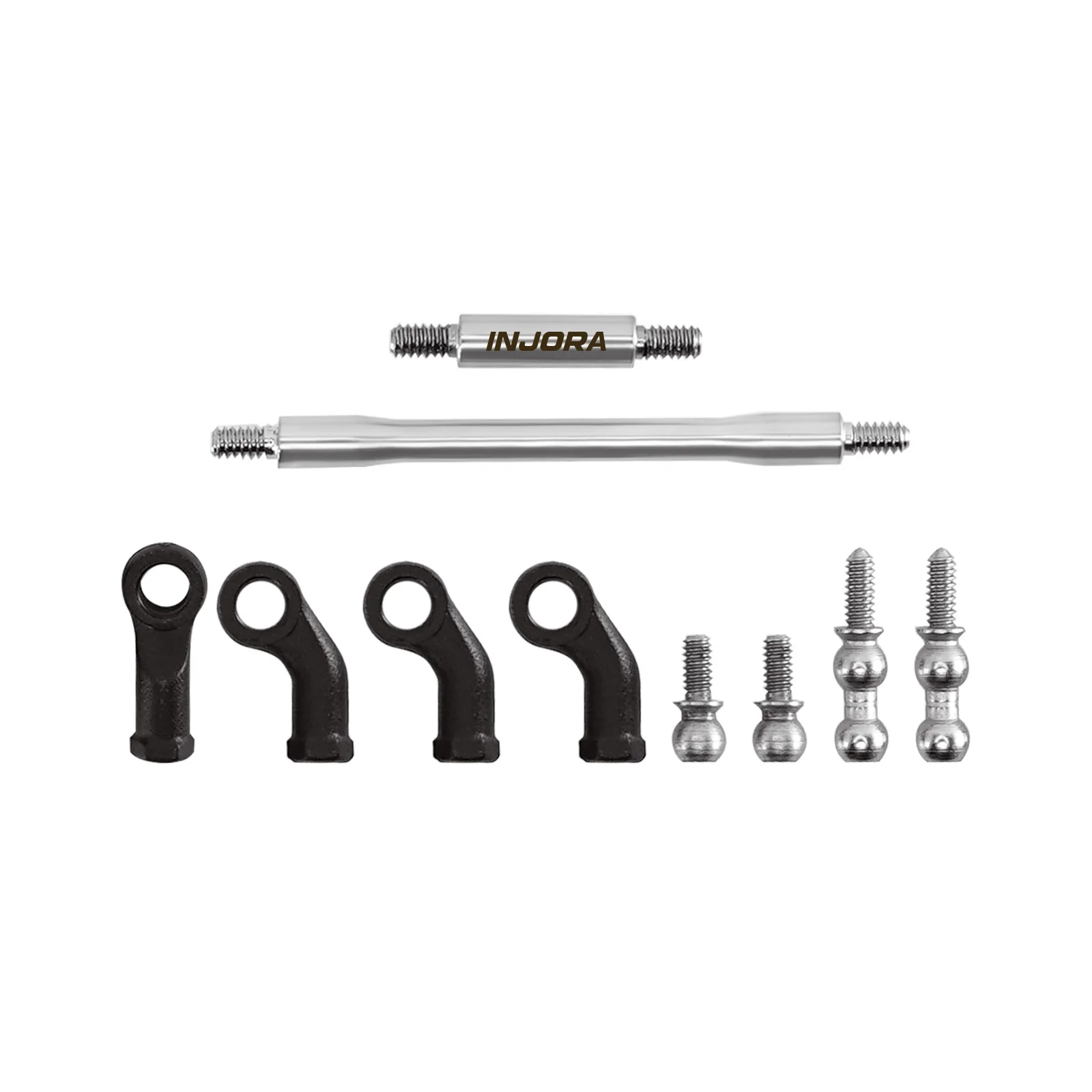INJORA Edelstahl-Fahrwerks- und Lenkungsbauteile mit hoher Freihöhe für 1/30 Axial SCX30, 99 mm Radstand – Detail 16