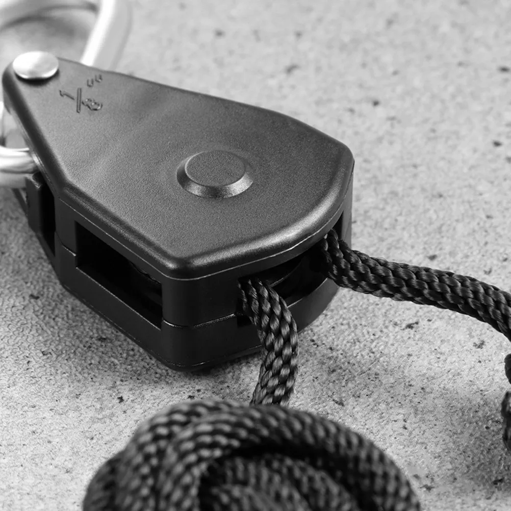 

6Pcs Heavy Duty Grow Light Hanging Ropes Metal ABS PP Construction Adjustable Locking Lifting System for Plant Lamps Tents Fans