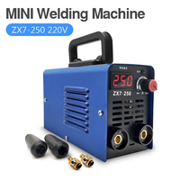 MMA-250 Portable Welding Machine Inverter Arc Electric Welder Current Adjustable Compact Welding Machine Mini IGBT DC Arc Welder