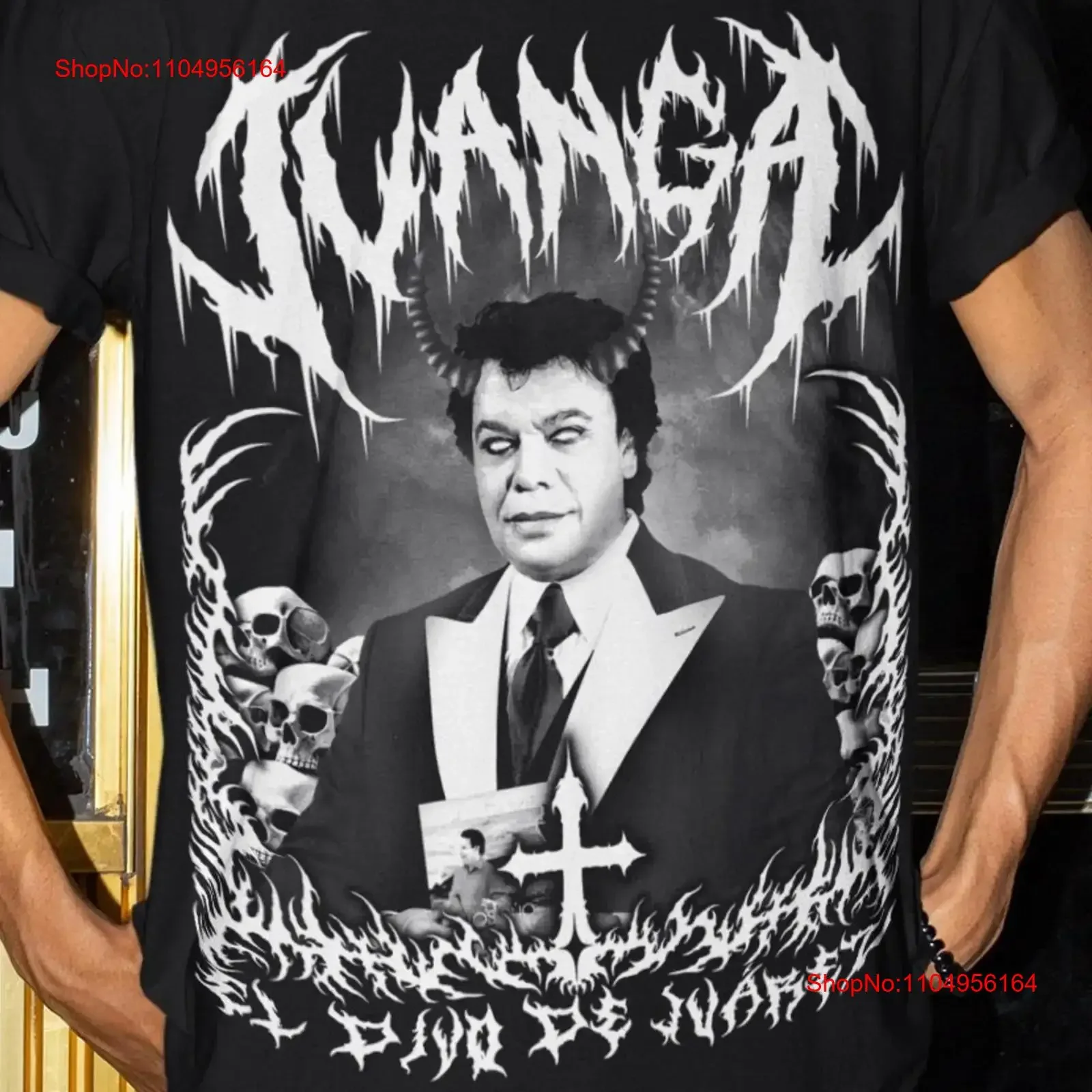 Juan Gabriel Metal Lettering T Shirt Fan Mexican ArtisT El Divo de Juarez vintage Washed designer clothes Comfortable homme