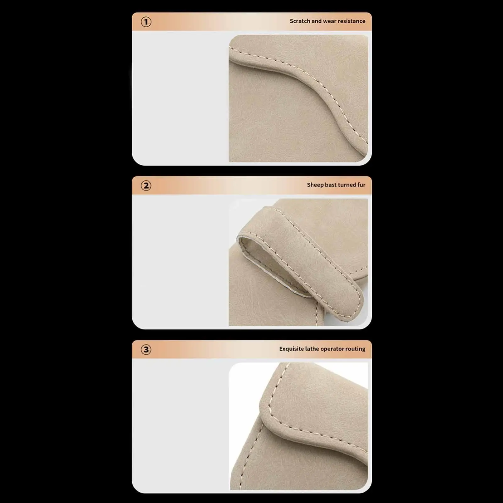 حامل نظارات شمسية للسيارة، حقيبة تخزين، حقيبة تخزين للنظارات، منظم #5