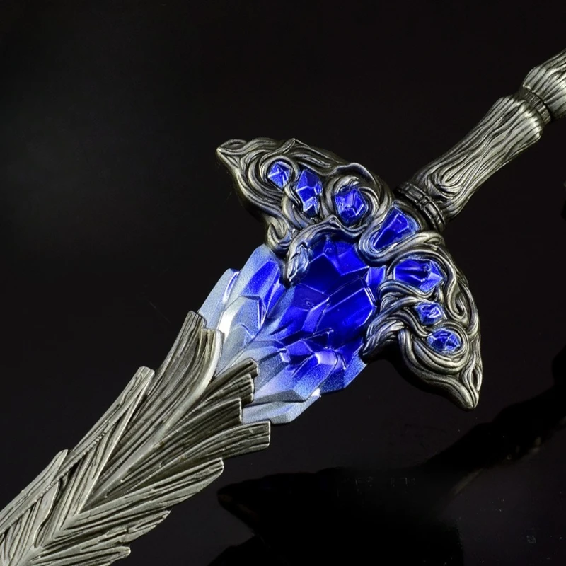 11.86in Eldenn Lazuli Glintstone zwaard Wapens Model Schede Editie Game Perifere Katana Collectible Ornamenten Jongen Speelgoed Geschenken