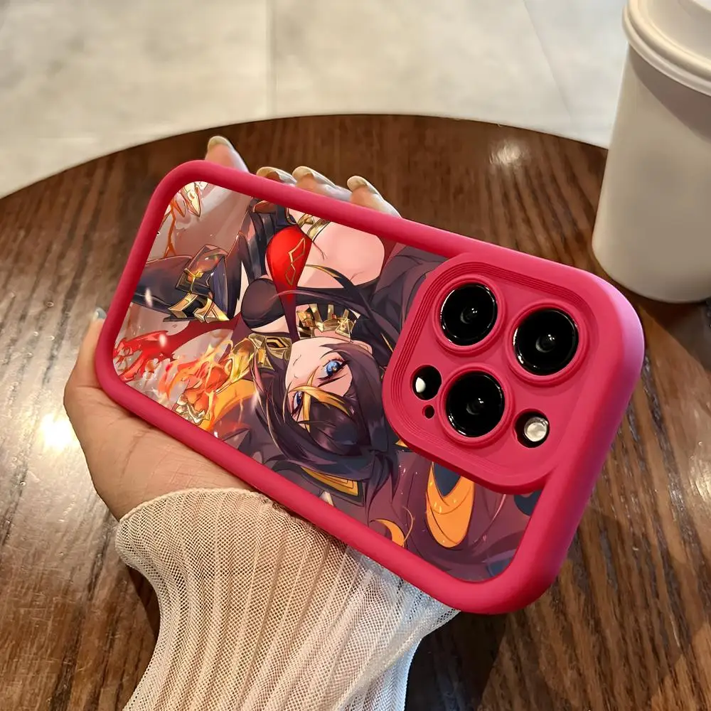 

Чехол для телефона Game GI Dehya для iPhone 17 16 15 14 13 12 11 Air Pro Max Plus, утолщенный, из ТПУ, цветной, роскошный, для смартфона