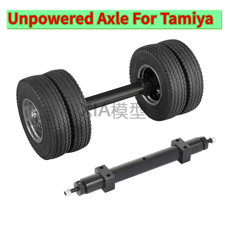 Semi Trailer Truck Full Metal Rear Axle RC car For Tamiya 1/14 Scale Tractor Model Custom Size Upgrade Replacement Accessory