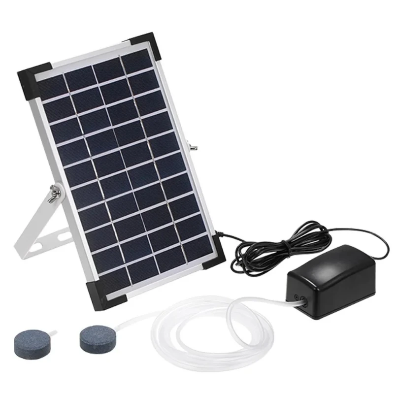 

Outdoor Oxygen Aerator Aeration Silent Adjustable Aquarium Fish Tank Accessories Mini 10v 5w Air Pump