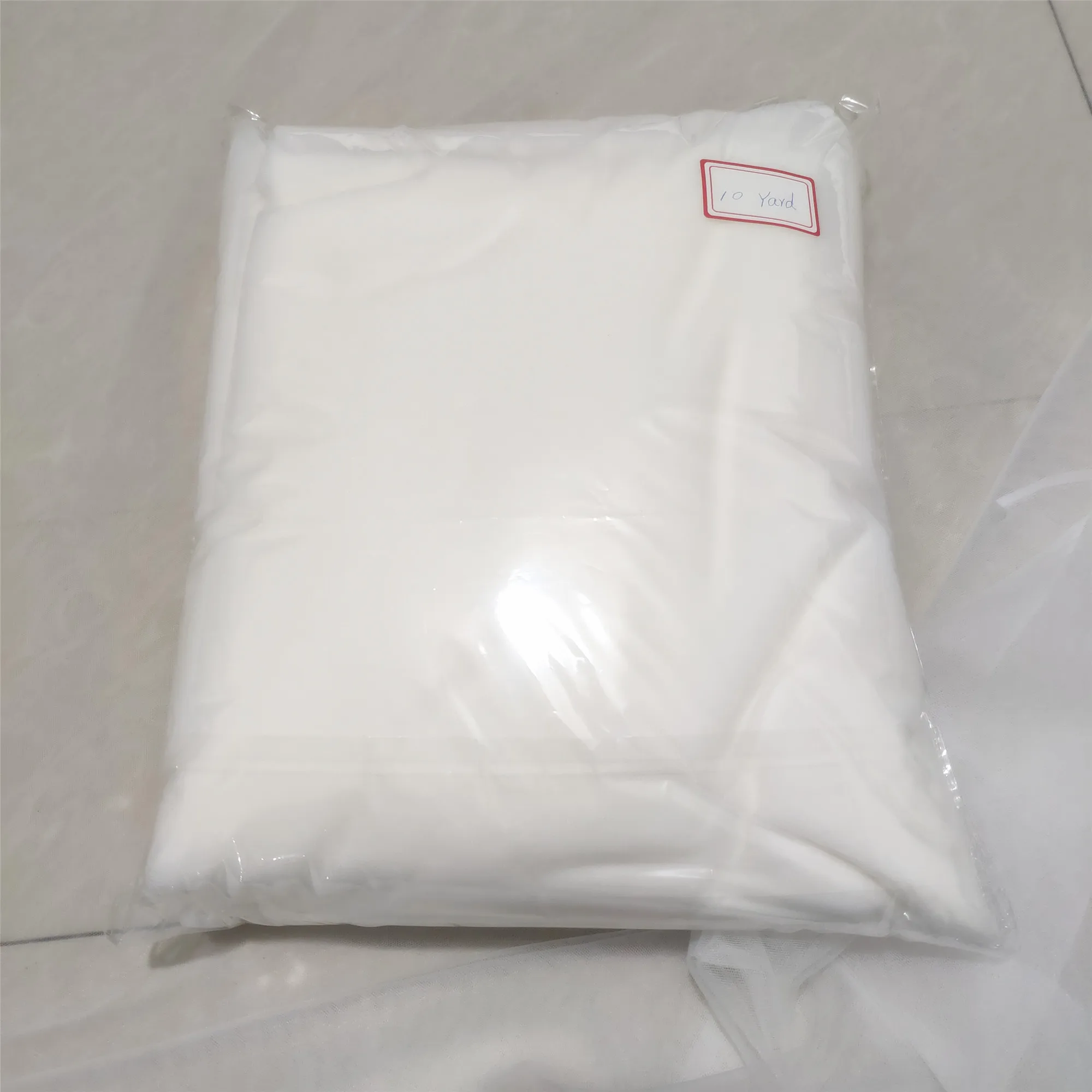10 Yards / 15 Yards of Veil Material. 3 M Wide. Uncut, Off-White