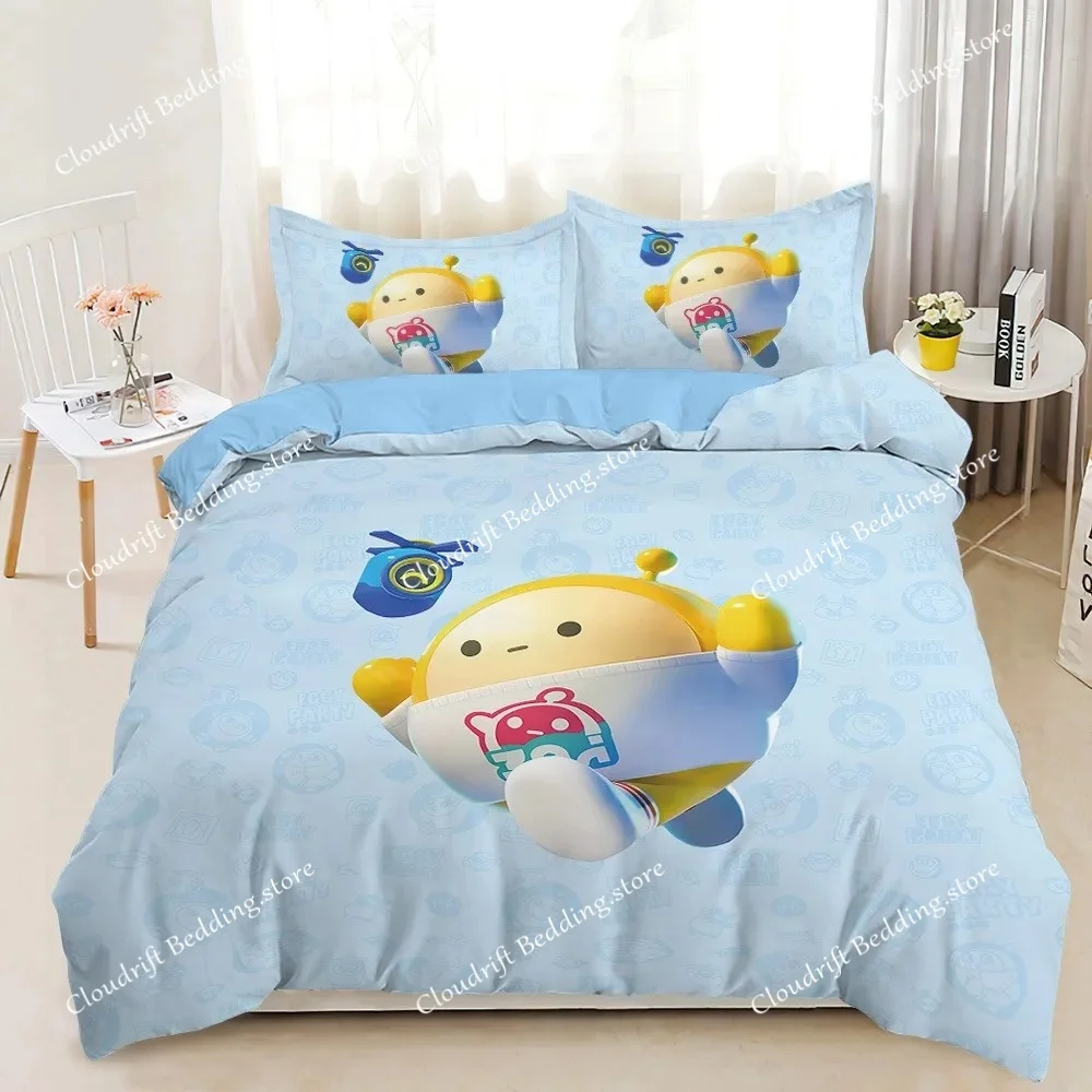 

Hot Game eggy party Duvet Cover Pillowcase Bedding Set Boys Girls Bedroom Decoration Children Gift Single Double Size