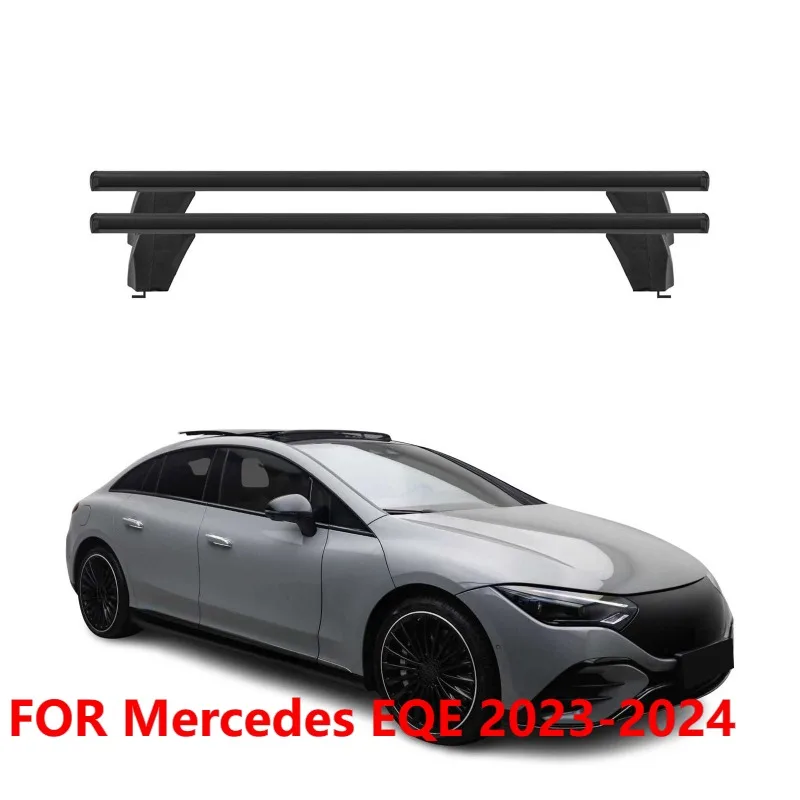 

Fix Point Roof Rack Cross Bars For Mercedes EQE 2023-2024 Aluminium Black 2Pcs