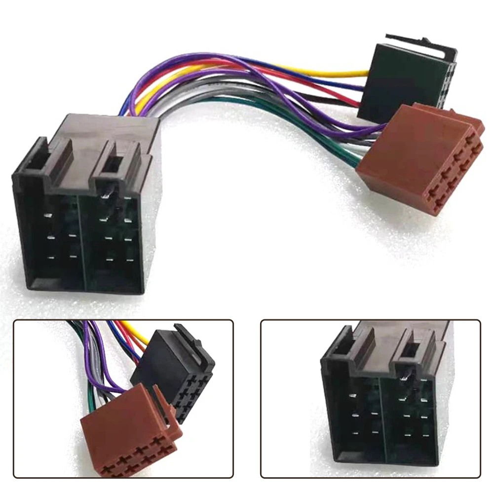 Car Radio For ISO Adapter Extended Conversion Harness Cable Compatible with For 106 1996 2005 206 1998 2005 306 and More