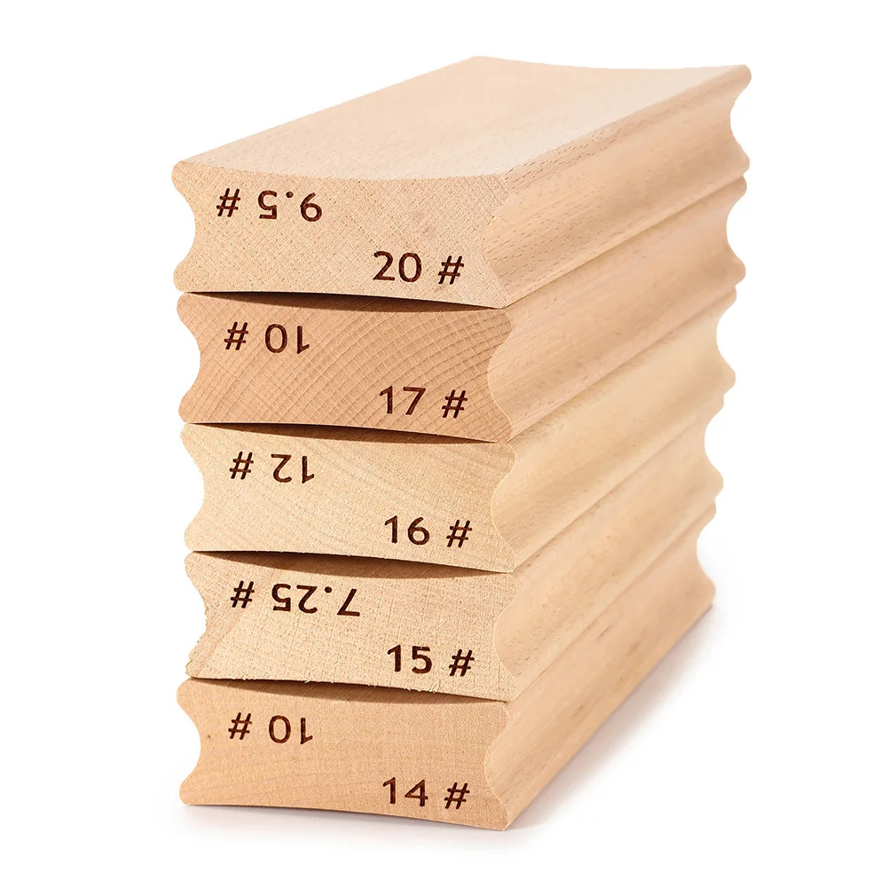 Two-Way Radius Sanding Block For Fret Leveling Fingerboard Guitar Sanding Block Maple Wooden Guitar Fret Leveling Tools