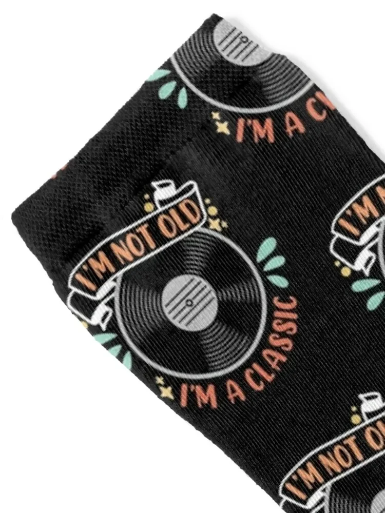 Vinyl Record LP Collector Record Lover Vinyl Music Socks essential custom sports basketball Socks Male Women's