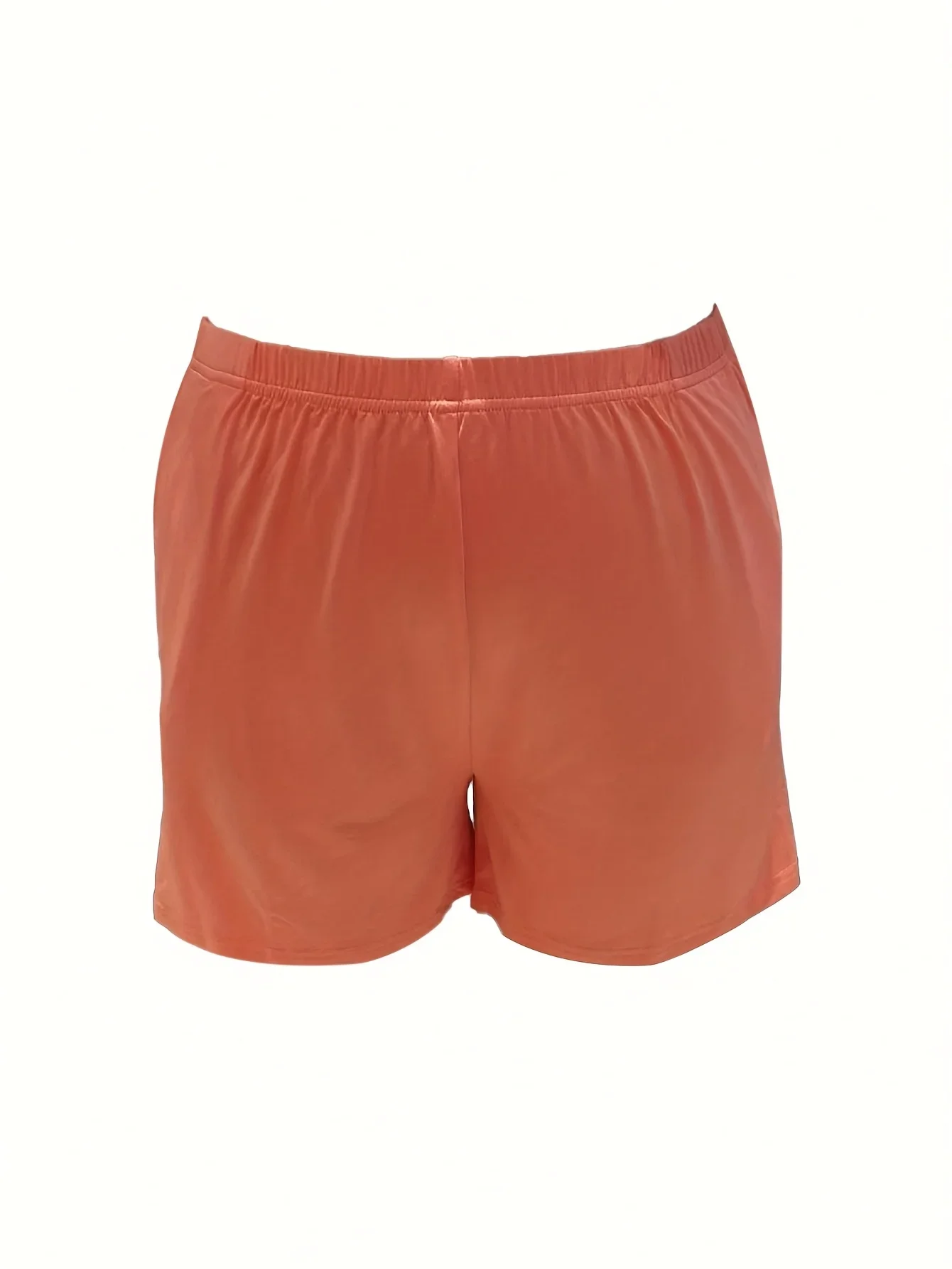 حجم كبير 1XL-5XL المرأة الجديدة الصلبة شيك عادية طاقم الرقبة تانك التي شيرت والسراويل العصرية