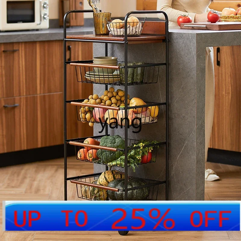 

LH kitchen multi-functional rack floor-to-ceiling household seasoning cabinet pull-out multi-layer storage rack