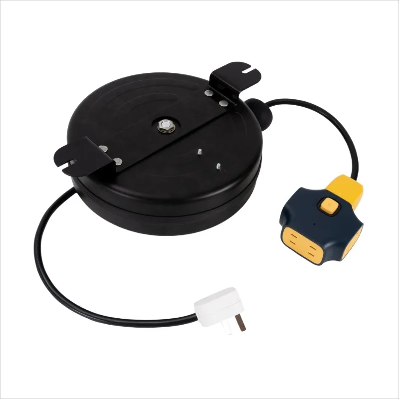 0812 Factory direct retractable power cord reel, retractable cable reel for vacuum cleaner with customizable length