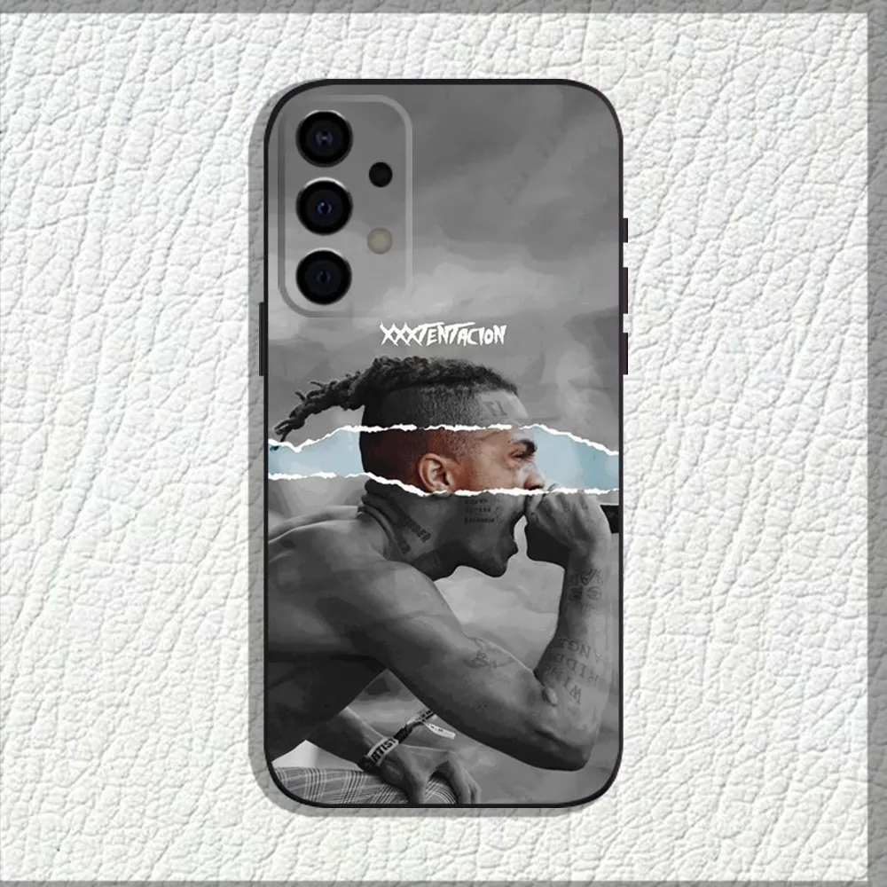 Rapper X-XXXTentacionS Phone Case For Samsung Galaxy A13,A21s,A22,A31,A32,A52,A53,A71,A80,A91 Soft Black Shell