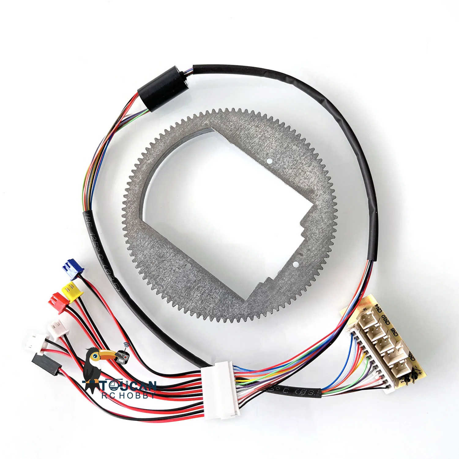 1/16  6.0 Heng Long Tank Metal 360° Small Rotating Gear Electric Slip Ring 12P THZH0803-SMT4