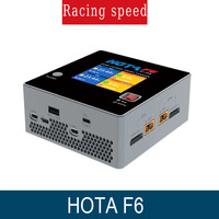 HOTA F6 QUAD-CHANNEL SMART Charger DC1000W 4*15A for Lipo LiIon NiMH Lipo Battery Balance Charger Discharger with USB 45W Type-C