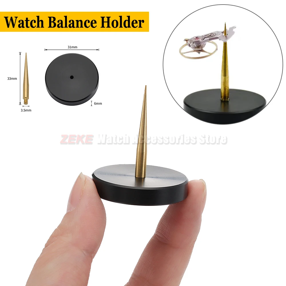 Support d'outil de support d'équilibre de montre NO.7995, support de nettoyage d'arbre à ressort d'équilibre, pièces de montre, Kit d'outils pour accessoires d'horloger
