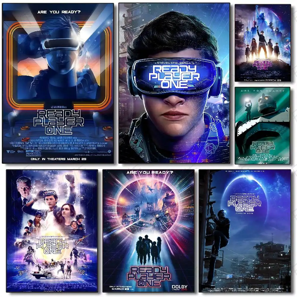 Ready Player One Poster HD art sticky wall waterproof home living room bedroom bar aesthetic decoration