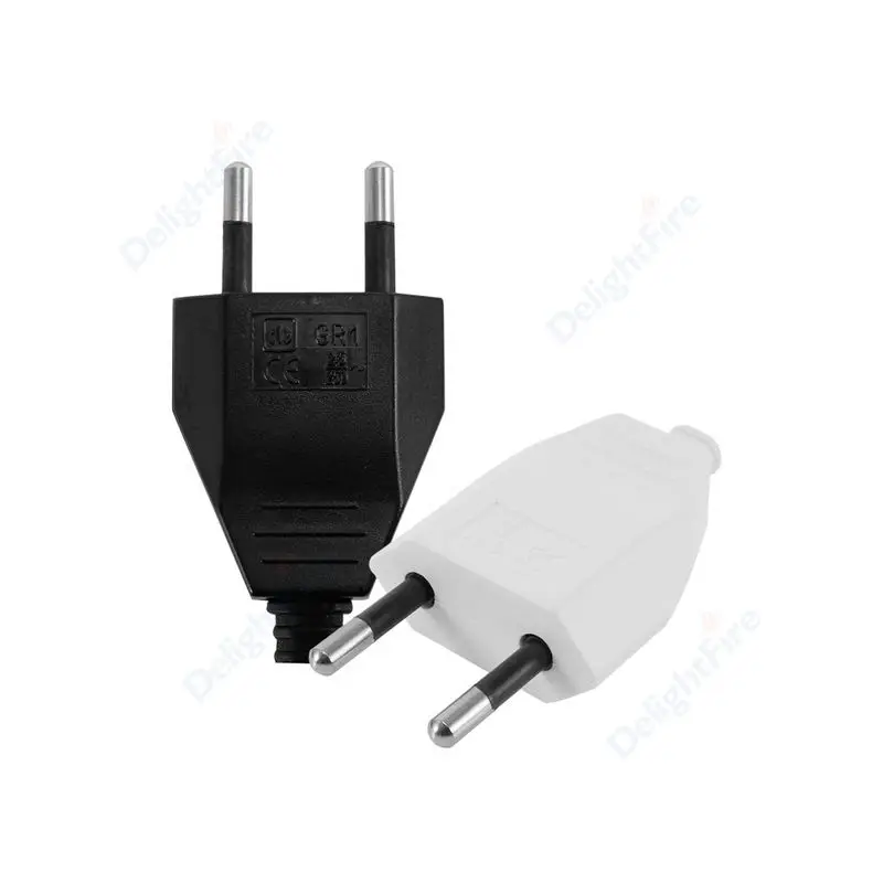 

4.0mm EU Plug Adapter Male Replacement Outlets Rewireable Schuko Electeical Socket Europea AC Power Extension Cable Rewire Plug