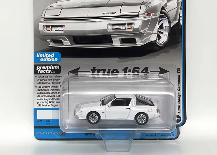 Auto World 1/64 AW 1986 Dodge Conquest Tsi Diecast Model Car Kids Toys Gift