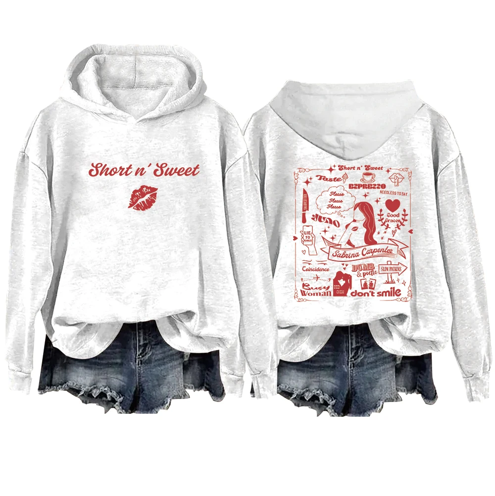 

Sabrina Short n' Sweet Music Album Songs Hoodie Men/Women Fans Gift Vintage Casual Hoodies