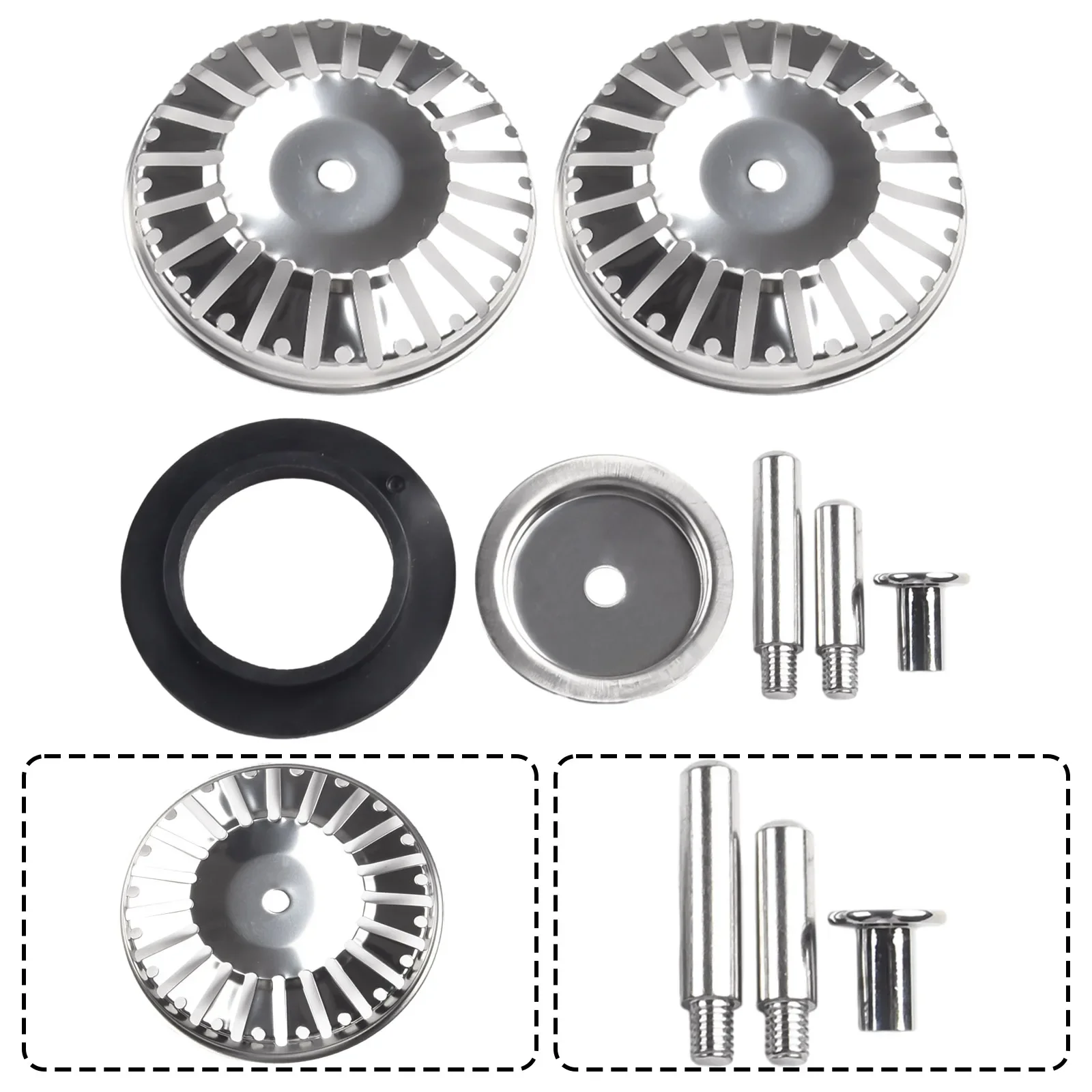 Edelstahl-Küchenspüle-Sieb, Küche, Wasserbecken, Waschbecken, Abtropffläche, Sieb, Korb, Abfallstopfen, Stopfen, Filter-Set, 80 82, 84 mm