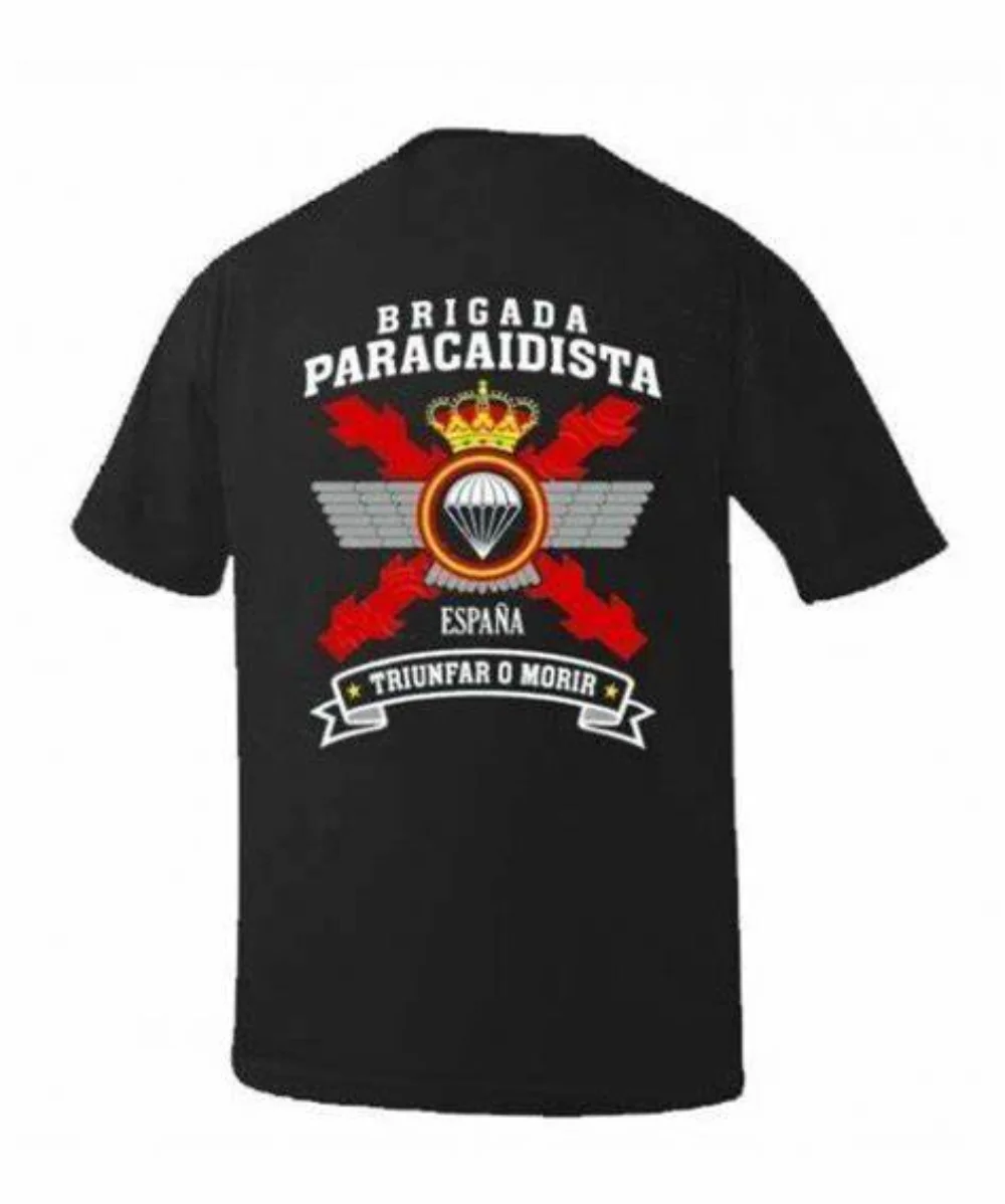 BRIGADA PARACAIDISTA TRIUNFAR O MORIR Men T-Shirt Short Sleeve Casual Cotton O-Neck Summer T Shirt