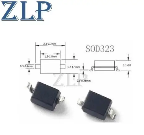 Nowa dioda PIN SMD BAP50-03 BAP64-03 SOD-323 Komponenty elektroniczne PCB