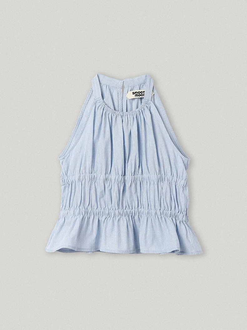 

Summer New Sle PREON Svel Ne Hanging Pleated Design Sense Vest Smoothmood Commute Sle Slim Fit Cotton ort Length