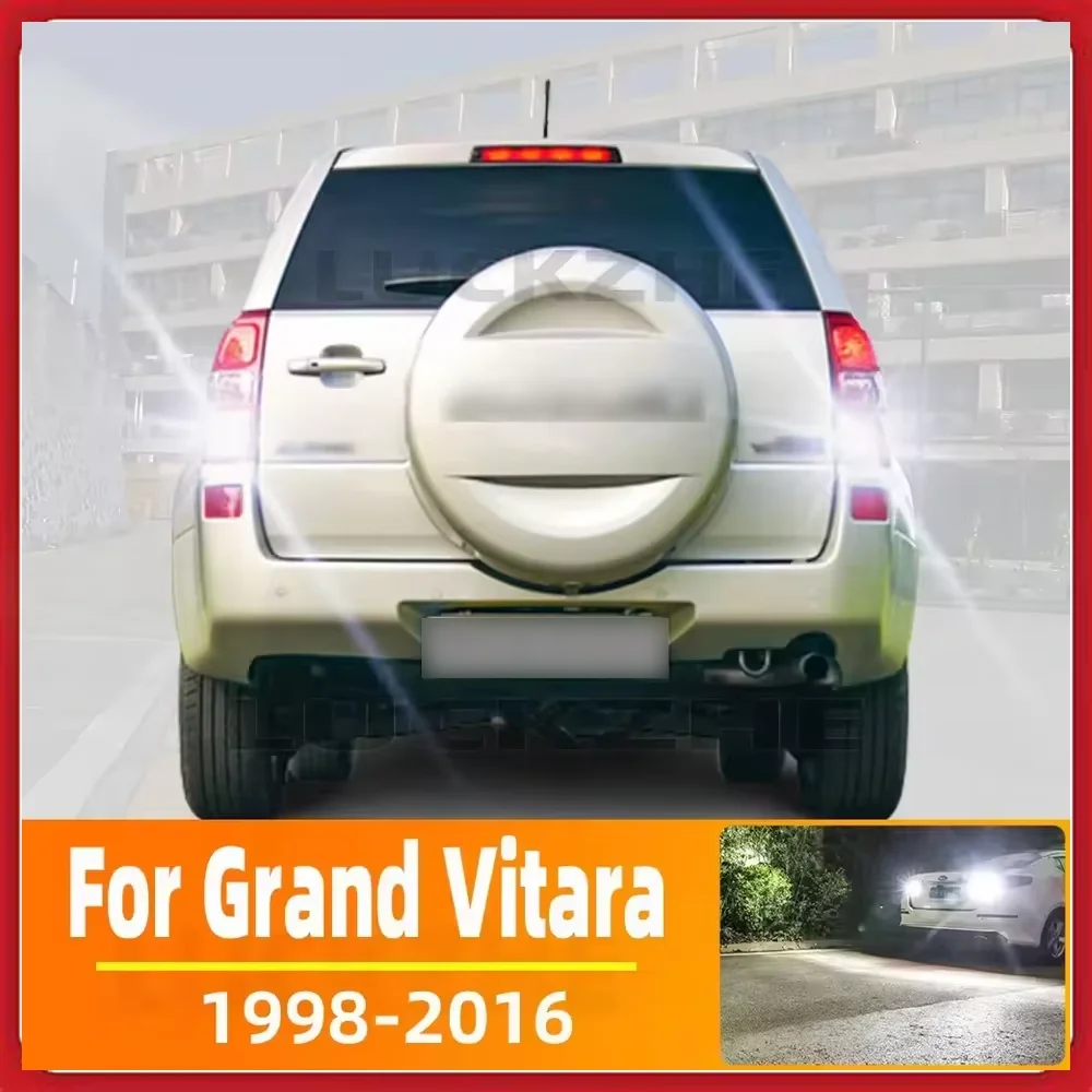 2PCS LED Reverse Light For Suzuki Grand Vitara Accessories 1998-2015 2007 2008 2009 2010 2011 2012 2013 2014 Backup Back Up Lamp