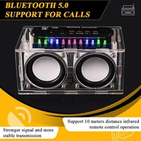 DIY Speaker Kit with FM Radio 87.5-108MHZ Bluetooth Soldering Project Practice Electronic Kit Full Set of Parts