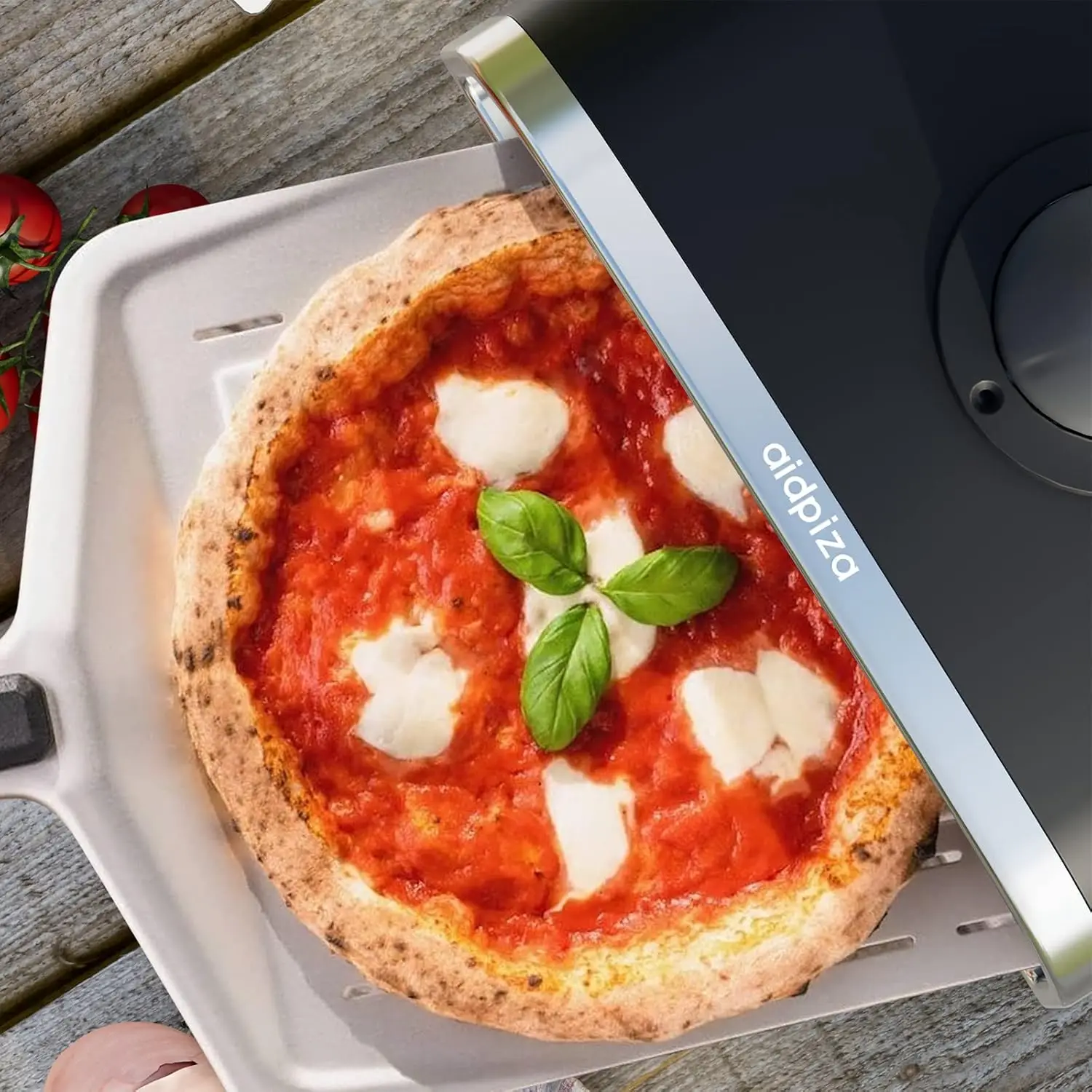 Pizza Oven Outdoor 12" Wood Fired Pizza Ovens Pellet Pizza Stove for outside, Portable Stainless Steel Oven for Backyard