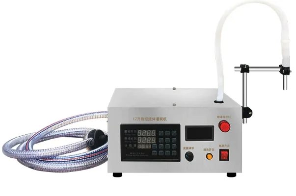 Small Large Flow Semi-Automatic Quantitative Dispensing Liquid Filling Machine for Liquor Cooking Oil Laundry Detergent Bottle