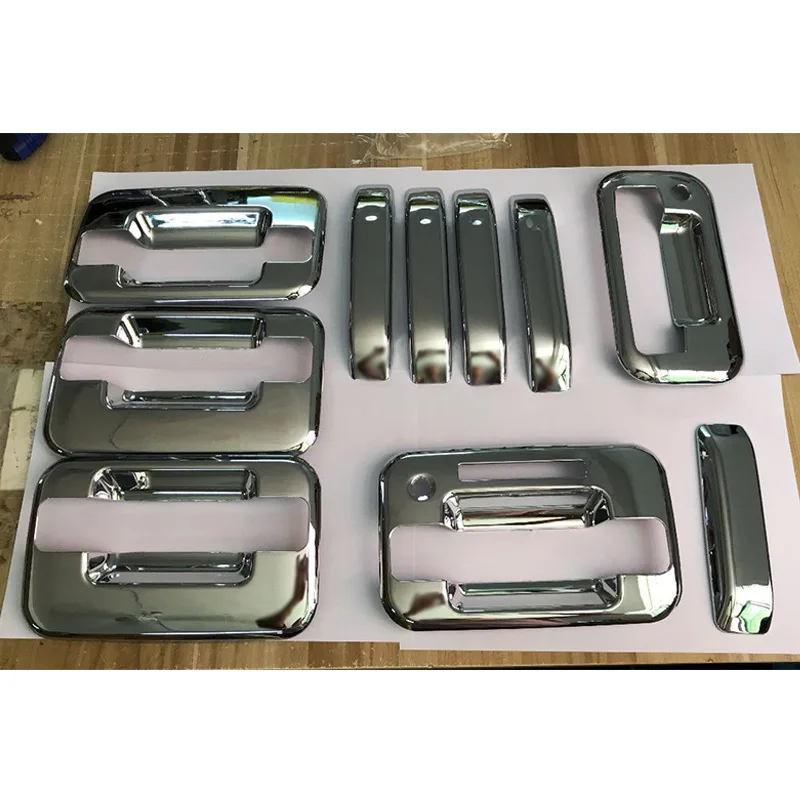 

Хромированные Чехлы для ручек задней двери для Ford F150 F-150 2004 2005-14 Trim 10 шт.