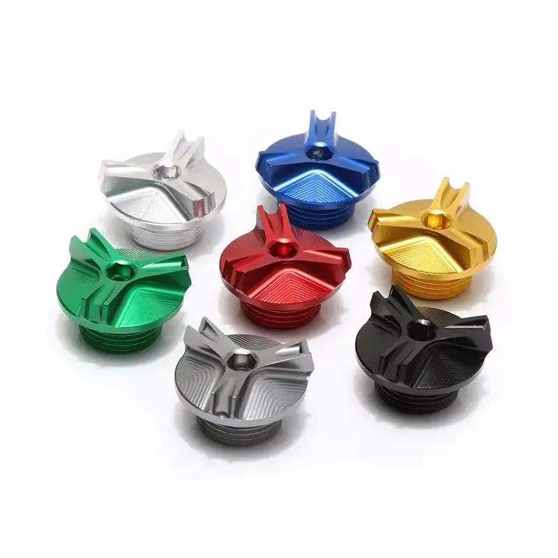 

For KAWASAKI NINJA ZX-6R ZX-10R ZX-12R Ninja250 R NINJA400 NINJA300 Motorcycle Anti-theft Oil Screw Cap CNC Modified Accessories