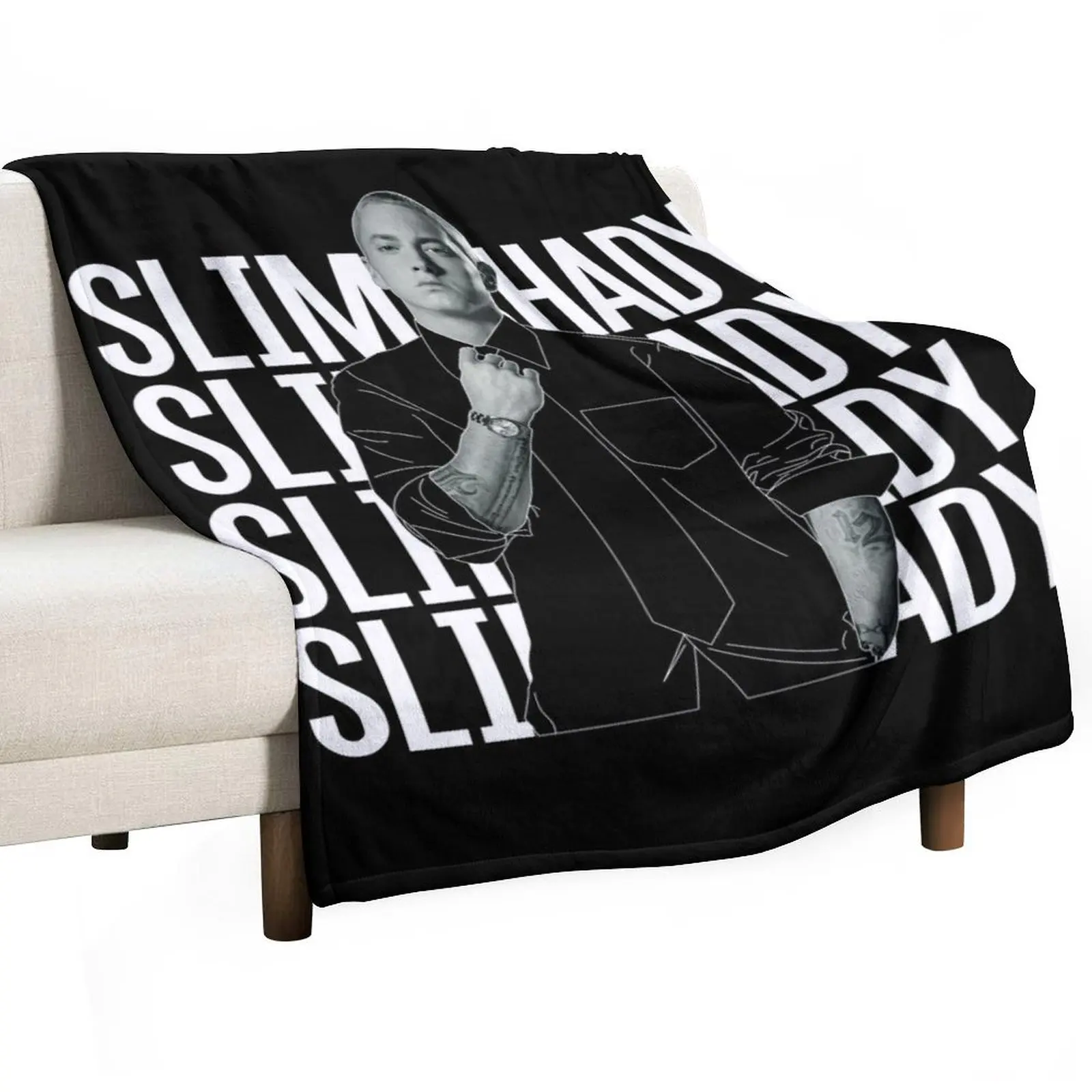 

Slim Shady Throw Blanket Soft Breathable Blanket for Night Sleeping