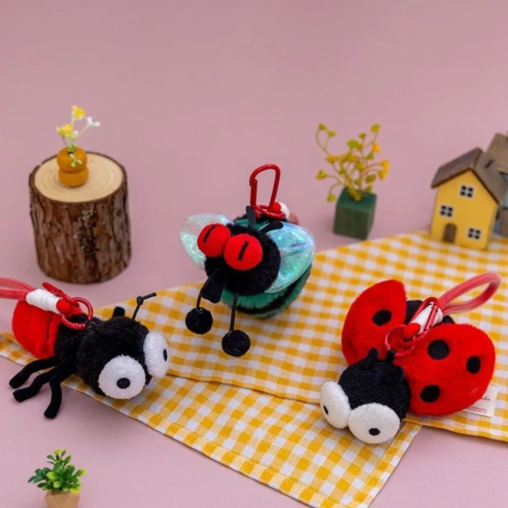 

New Cute Durable High Quality Portable Fashion Mini Insects Soft Creative 12cm Novelty Funny Hanging Car Key