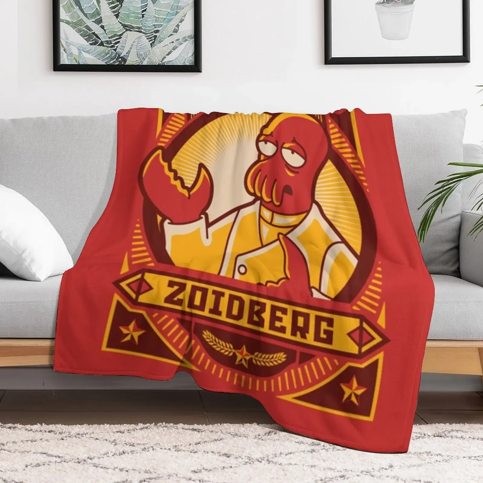 Why Not Zoidberg? Shirt Throw Blanket Cozy Light Blanket for Travel Camping Picnic