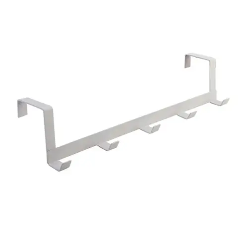 Haken über der Tür, 5-Haken, für Zuhause, Badezimmer, Organizer, Kleidung, Mantel, Hut, Handtuchhalter, Badezimmer, Küchenzubehör
